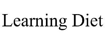 LEARNING DIET