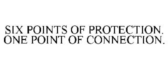 6 POINTS OF PROTECTION. ONE POINT OF CONNECTION.