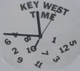 KEY WEST TIME 1 2 3 4 5 6 7 8 9 10 11 12