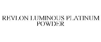 REVLON LUMINOUS PLATINUM POWDER