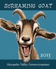 SCREAMING GOAT 2013 ALEXANDER VALLEY GEWURZTRAMINER