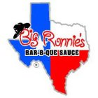 BIG RONNIE'S BAR-B-QUE SAUCE