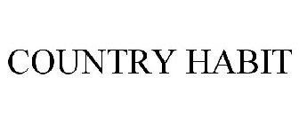 COUNTRY HABIT