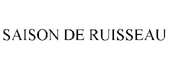 SAISON DE RUISSEAU