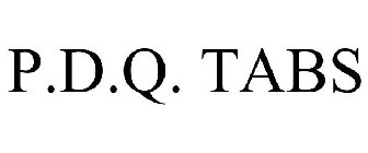 P.D.Q. TABS