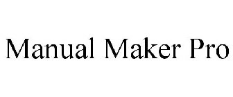 MANUAL MAKER PRO