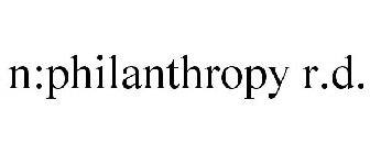 N:PHILANTHROPY R.D.