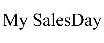 MY SALESDAY