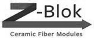 Z BLOK CERAMIC FIBER MODULES