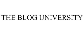 THE BLOG UNIVERSITY