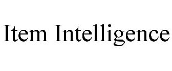 ITEM INTELLIGENCE