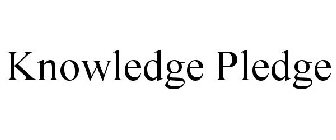 KNOWLEDGE PLEDGE