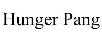 HUNGER PANG