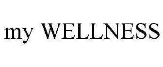 MY WELLNESS