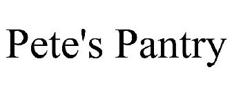 PETE'S PANTRY