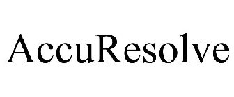 ACCURESOLVE