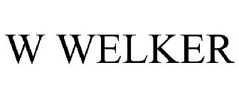 W WELKER