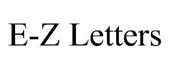 E-Z LETTERS