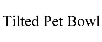 TILTED PET BOWL