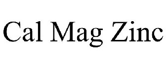 CAL MAG ZINC