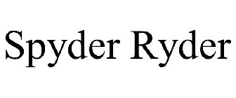 SPYDER RYDER