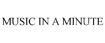 MUSIC IN A MINUTE