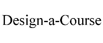 DESIGN-A-COURSE
