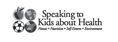 SPEAKING TO KIDS ABOUT HEALTH FITNESS ·NUTRITION · SELF-ESTEEM· ENVIRONMENT