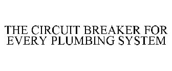 THE CIRCUIT BREAKER FOR EVERY PLUMBING SYSTEM