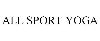 ALL SPORT YOGA