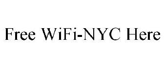 FREE WIFI-NYC HERE