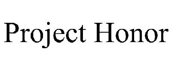 PROJECT HONOR