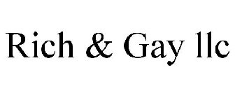 RICH & GAY LLC