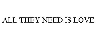 ALL THEY NEED IS LOVE