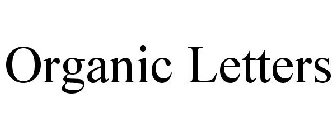 ORGANIC LETTERS