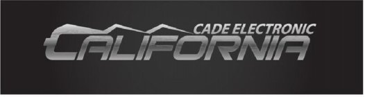 CALIFORNIA CADE ELECTRONIC