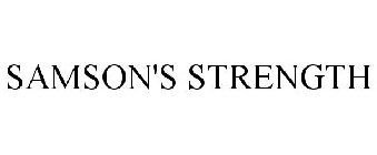 SAMSON'S STRENGTH