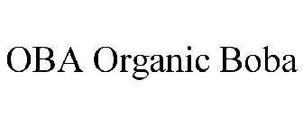 OBA ORGANIC BOBA