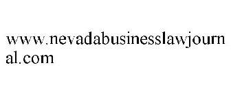 WWW.NEVADABUSINESSLAWJOURNAL.COM