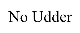 NO UDDER