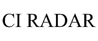 CI RADAR