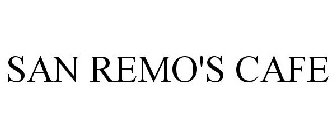 SAN REMO'S CAFE