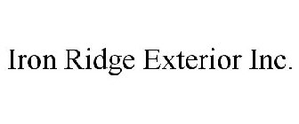 IRON RIDGE EXTERIOR INC.