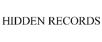 HIDDEN RECORDS