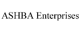 ASHBA ENTERPRISES