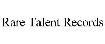 RARE TALENT RECORDS