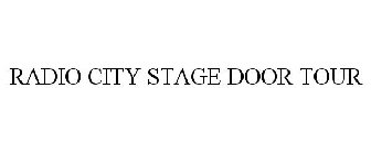 RADIO CITY STAGE DOOR TOUR