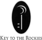 KEY TO THE ROCKIES