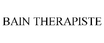 BAIN THERAPISTE