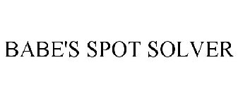 BABE'S SPOT SOLVER